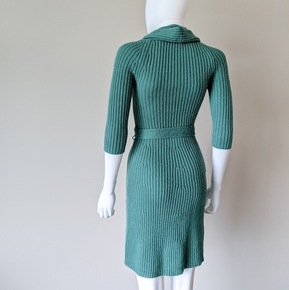 Bebe Sweater Dress with Tie - Picture 2 of 6